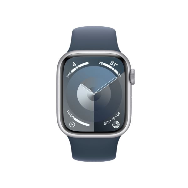 Apple Watch Series 9 45mm (GPS) Viền nhôm Dây cao su size M/L — ảnh 9