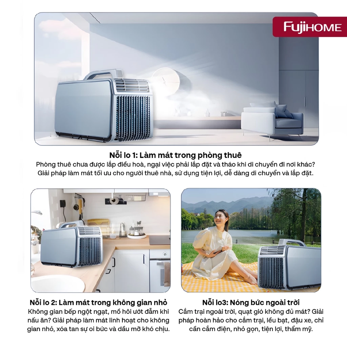 Máy điều hoà mini di động thông minh FujiHome PAC06-PRO — ảnh 6