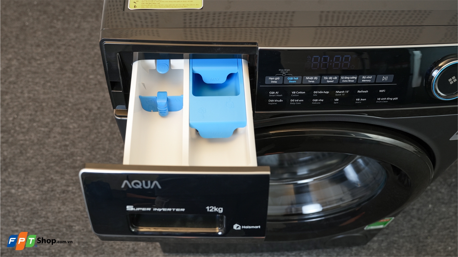 Máy giặt cửa trước Aqua Inverter 12 kg AW12-BP4959U1K(B) — ảnh 7