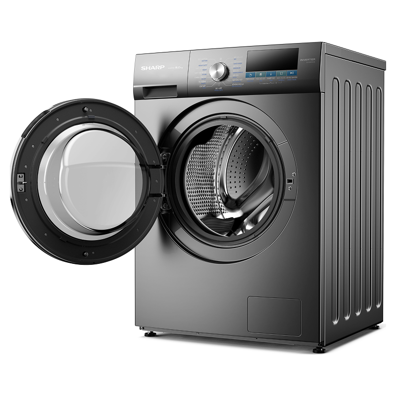 Máy giặt cửa trước Sharp Inverter 9 kg ES-FM90CB-DG — ảnh 4