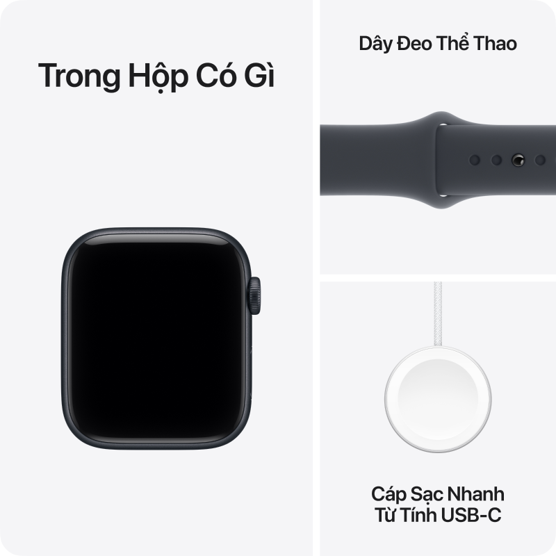 Apple Watch SE 3 GPS 44mm Viền nhôm Ánh sao Dây cao su Ánh sao S/M — ảnh 8