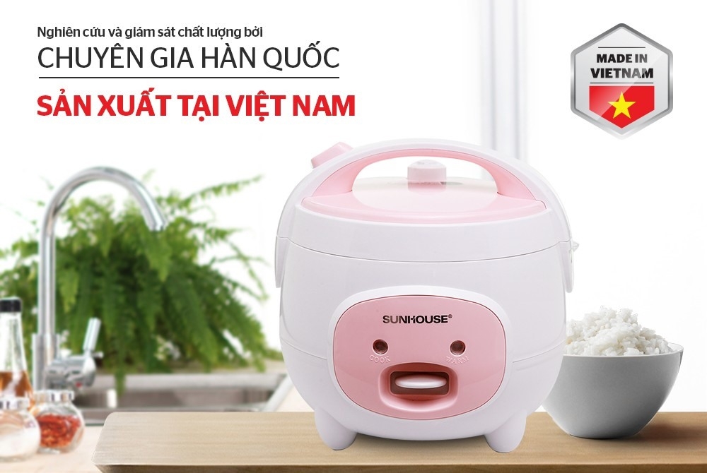Nồi cơm nắp gài Sunhouse SHD8607W — ảnh 8