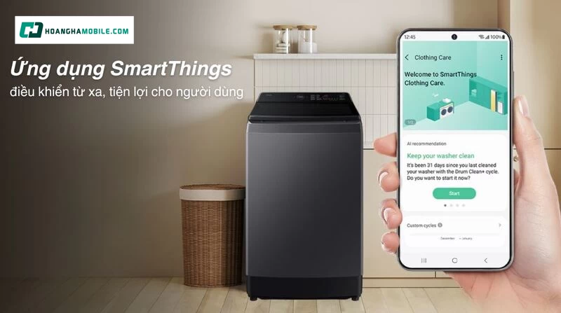 Kết nối thông minh qua SmartThings