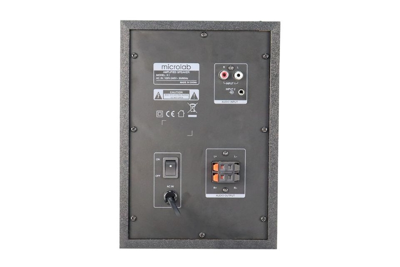 Loa dàn 2.1 Microlab X1BT tích hợp các cổng kết nối đa dạng