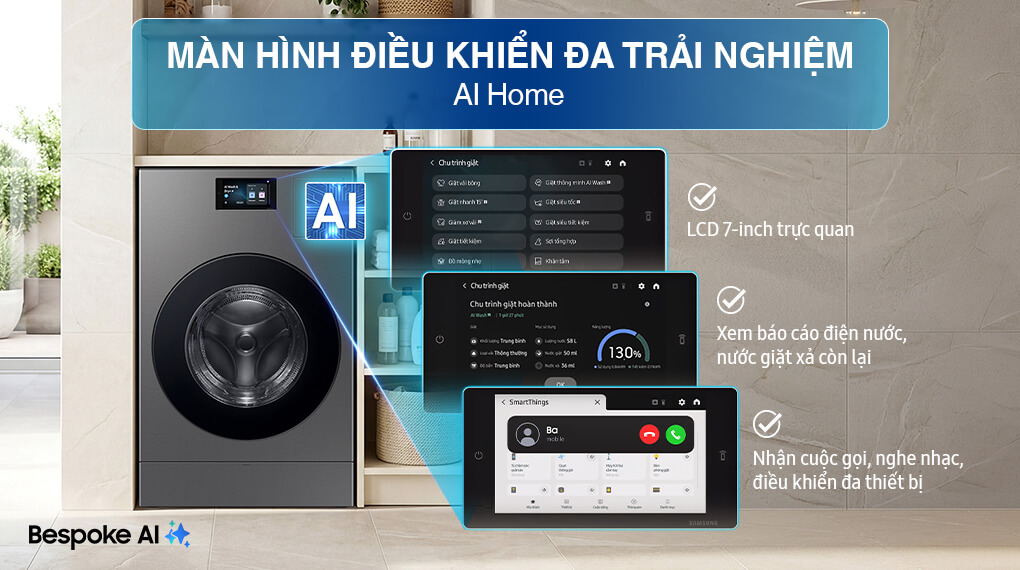 Inverter Giặt 25 Kg Sấy 15 Kg WD25DB8995BZSV — ảnh 9