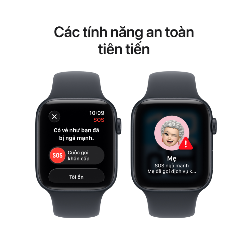Apple Watch SE 3 GPS 44mm Viền nhôm Ánh sao Dây cao su Ánh sao S/M — ảnh 7