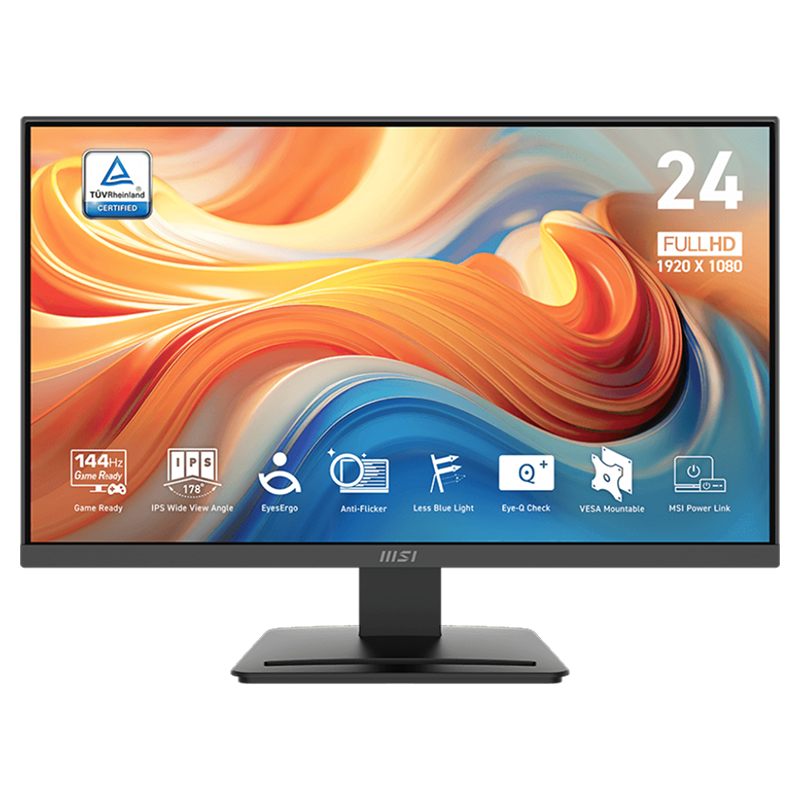 Màn hình Gaming MSI Pro MP243L E14 23.8 inch Full HD/IPS/144Hz — ảnh 2