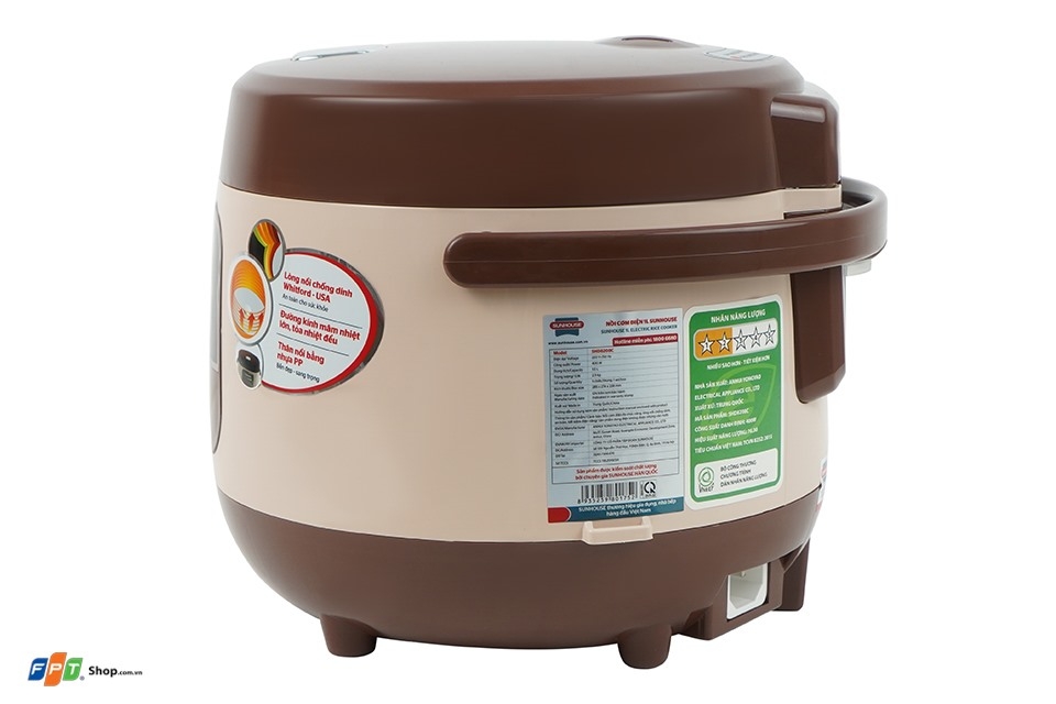 Nồi cơm điện Sunhouse 1 lít SHD8208C — ảnh 6
