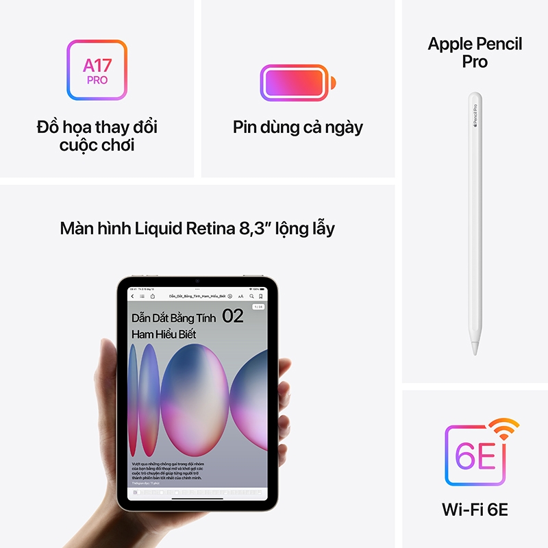 iPad Mini 7 2024 WiFi 128GB — ảnh 7