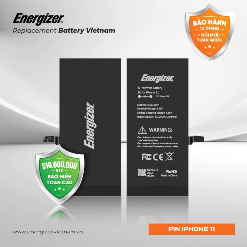 Pin Energizer iPhone 11 ECA113110P
