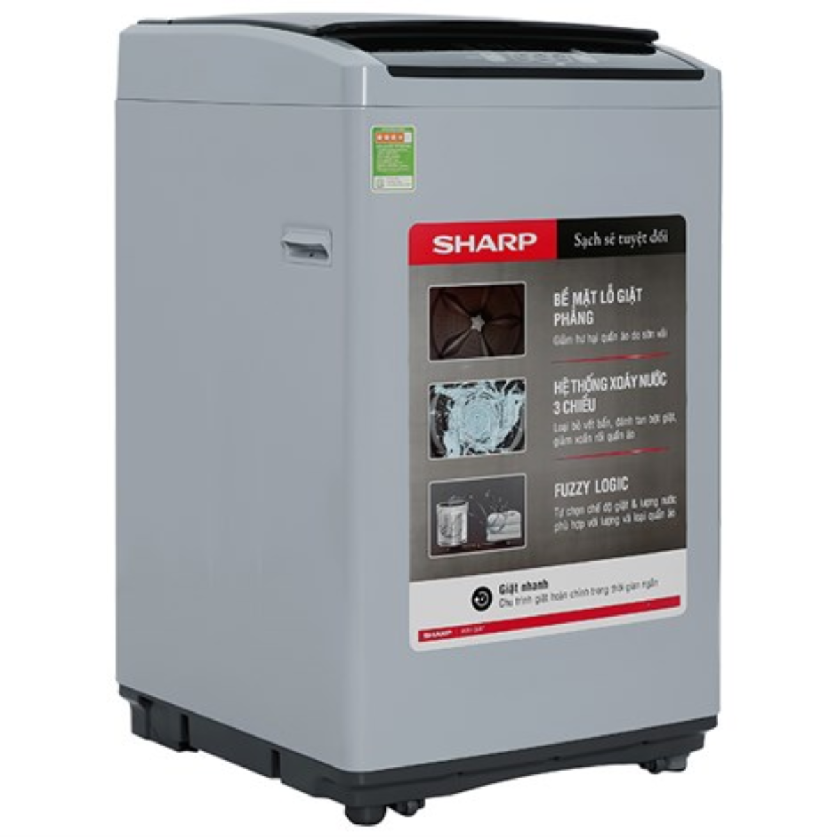 Máy giặt Sharp cửa trên 7.5Kg 2022 (ES-Y75HV-S) — ảnh 4