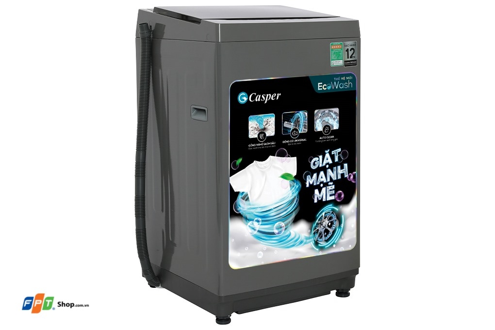 Máy giặt cửa trên Casper EcoWash 8.5 kg WT-85NG1 — ảnh 4