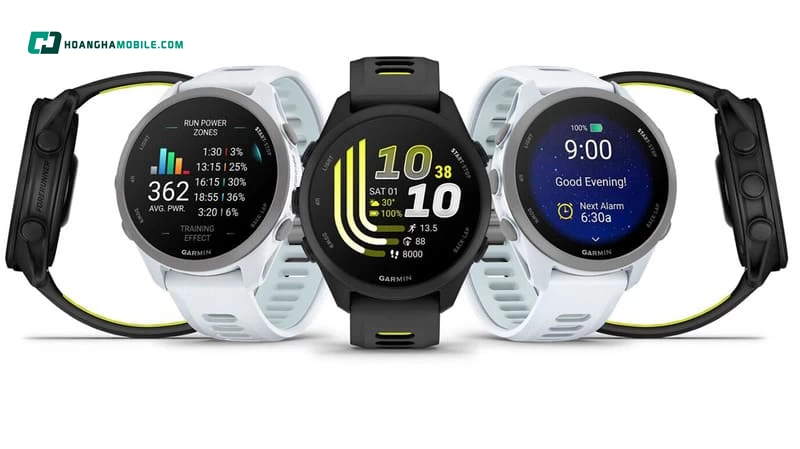 Đồng hồ thông minh Garmin Forerunner 170 Music được trang bị màn hình AMOLED, hỗ trợ Always-On Display hiển thị thông tin tiện lợi