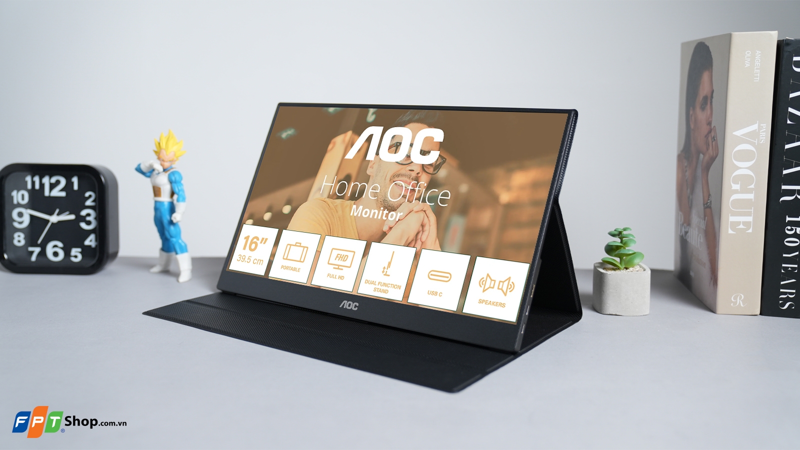 Màn hình di động AOC 16T20 15.6 inch Full HD/IPS 60Hz/USB Type-C — ảnh 4