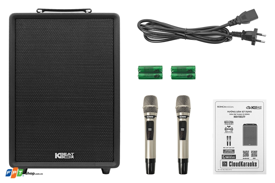 Combo Loa xách Karaoke ACNOS HIGH FIDELITY — ảnh 8