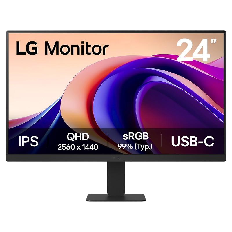 Màn hình LG 24U631A-B 23.8 inch QHD (2560 x 1440)/IPS 100Hz/ USB Type-C
