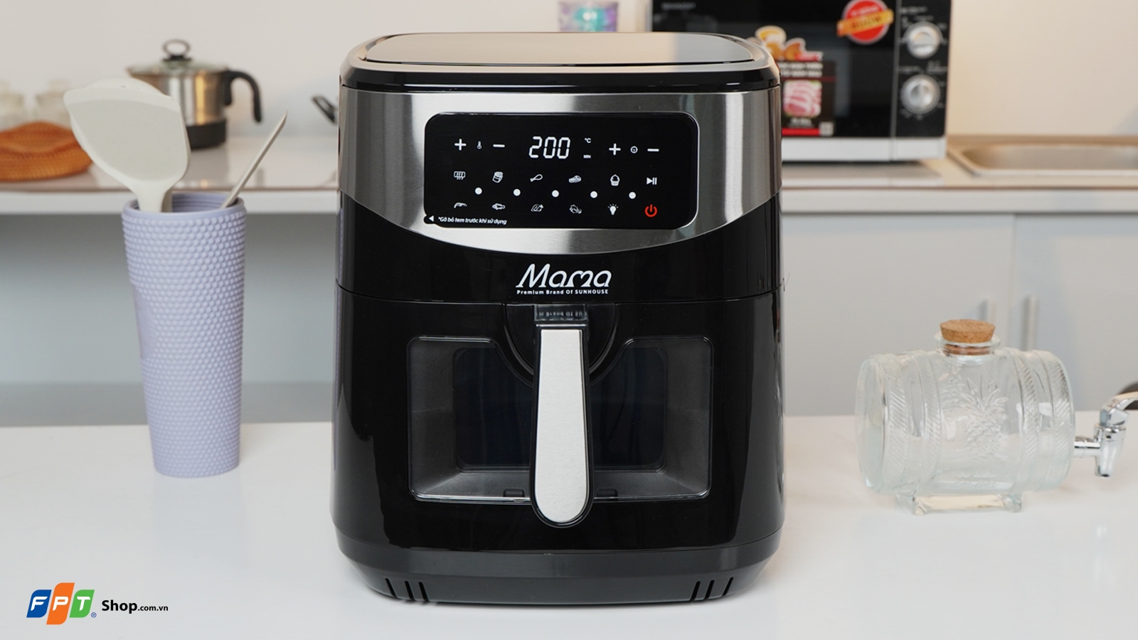 Nồi chiên không dầu điện tử Sunhouse Mama 10.5 lít SHD4093 — ảnh 2