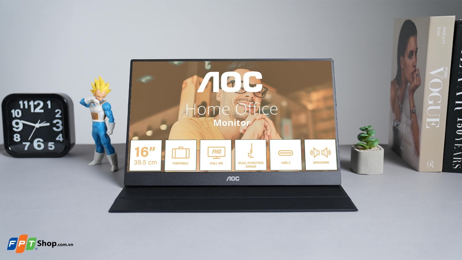 Màn hình di động AOC 16T20 15.6 inch Full HD/IPS 60Hz/USB Type-C — ảnh 2