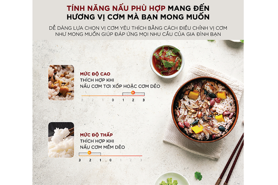 Nồi cơm điện tử Cuckoo 1.08 lít CR-0690F tùy chỉnh chức năng nấu