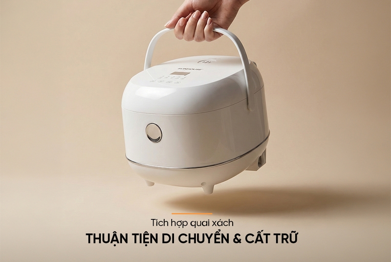 Nồi cơm điện tử Sunhouse 1 lít SHD8803 - hình 7