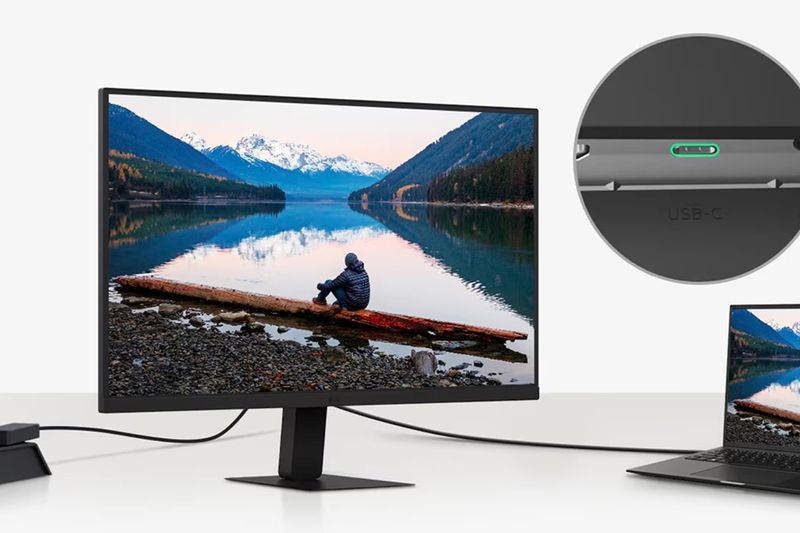 Màn hình LG 27U631A-B - Cổng USB-C cho nhu cầu kết nối và cấp nguồn