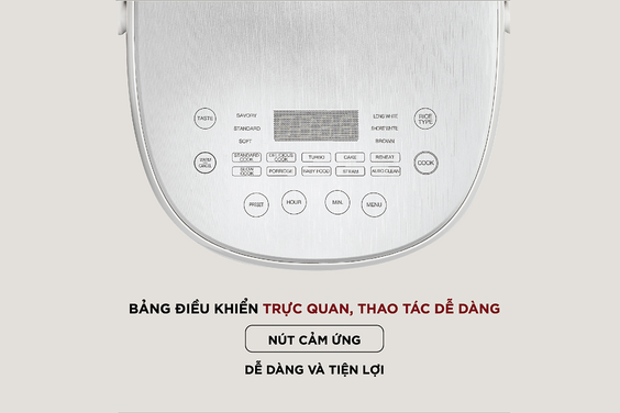Nồi cơm điện tử Cuckoo 1.08 lít CR-0690F cảm ứng hiện đại
