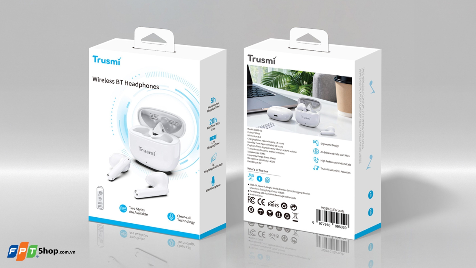 Bluetooth In Ear Trusmi WS19-02 — ảnh 3