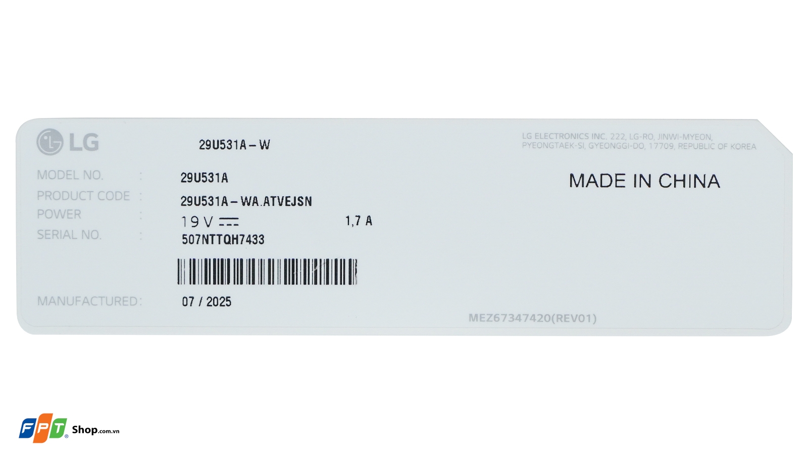 Màn hình LG 29U531A-W 29 inch/WFHD (2560x1080)/IPS/100Hz — ảnh 9