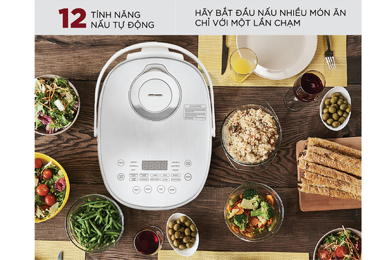 Nồi cơm điện tử Cuckoo 1.08 lít CR-0690Fvới 12 chức năng nấu