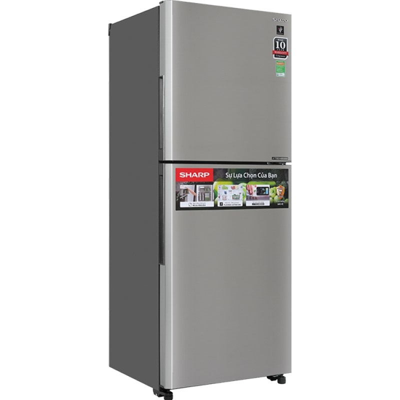 Tủ lạnh ngăn đá trên Sharp J-Tech Inverter 330 lít SJ-XP352AE-SL — ảnh 3