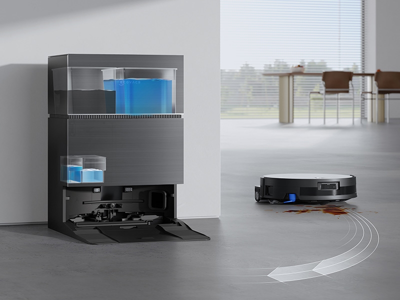 Robot hút bụi lau nhà cao cấp Ecovacs X11 Pro Omni