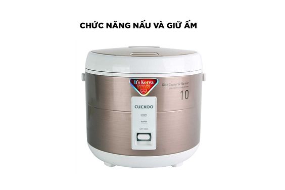 Nồi cơm điện Cuckoo 1.8 lít CR-1065 điều khiển dễ dàng