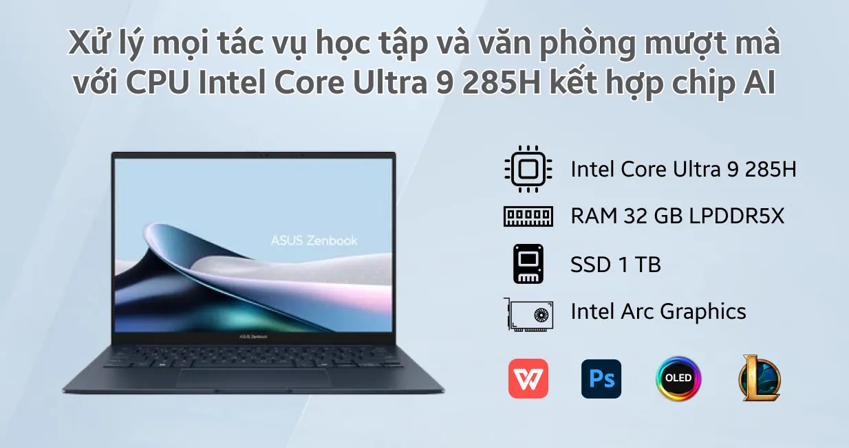 ASUS ZenBook 14 UX3405CA-ST648W — ảnh 3
