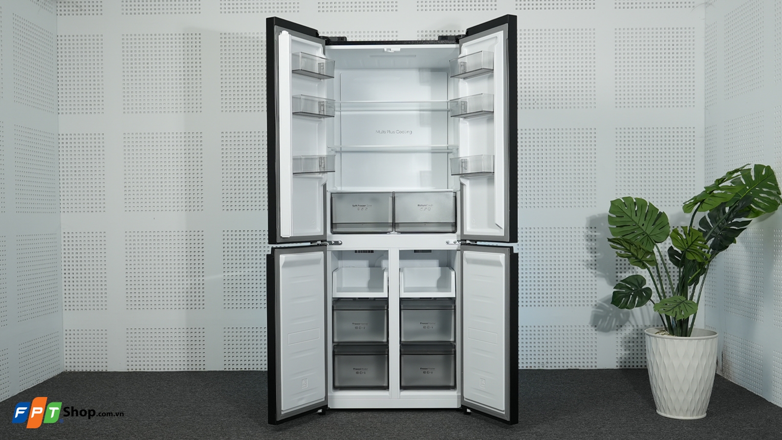 Tủ lạnh Multi door Casper ProFresh Inverter 432 lít RM-E432PBS — ảnh 6