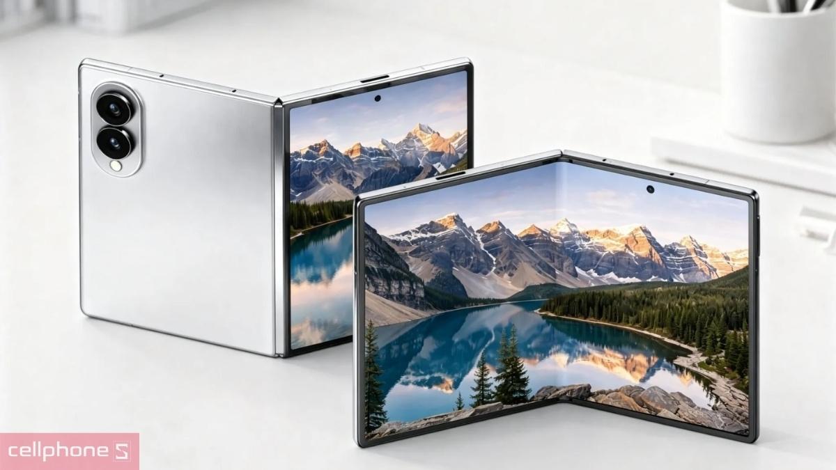Màn hình Dynamic AMOLED 2X 7.6 inch tỷ lệ 4:3 trên Samsung Galaxy Z Fold8 Wide 512GB