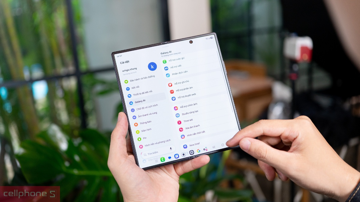 Trải nghiệm thiết kế sang trọng của Samsung Galaxy Z Fold8 512GB