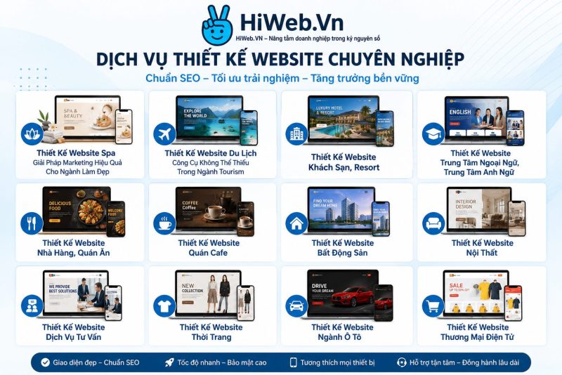 Thiết Kế Website Trà Vinh Chuẩn SEO | HiWeb.vn Liên Hệ Ngay Để Nhận Tư Vấn Miễn Phí