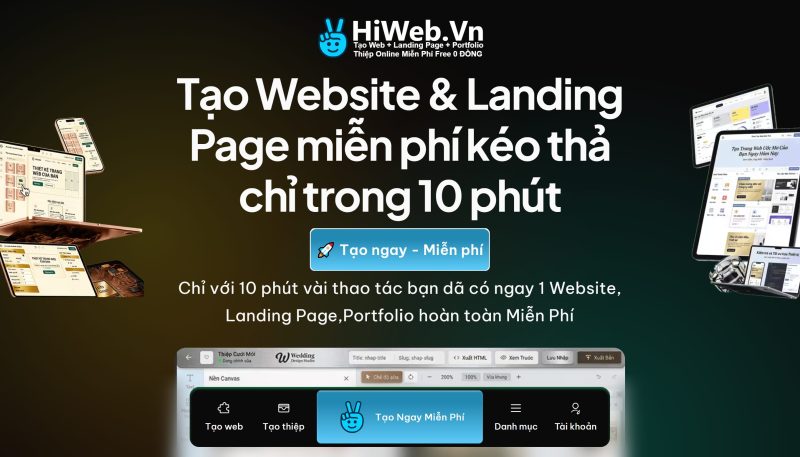 Thiết Kế Website Trà Vinh Chuẩn SEO | HiWeb.vn Lợi Ích Khi Thiết Kế Website Tại HiWeb.vn