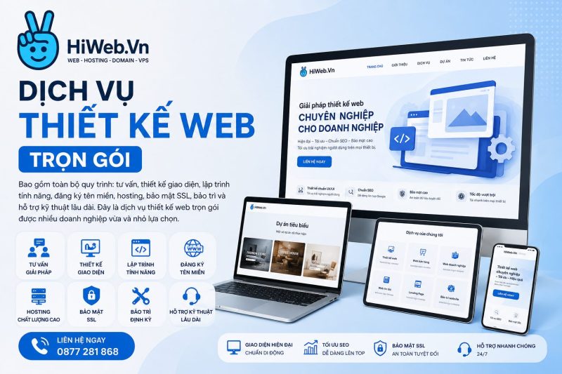 thiết kế web chuẩn SEO uy tín Lợi ích khi thiết kế web chuẩn SEO tại HiWeb.vn