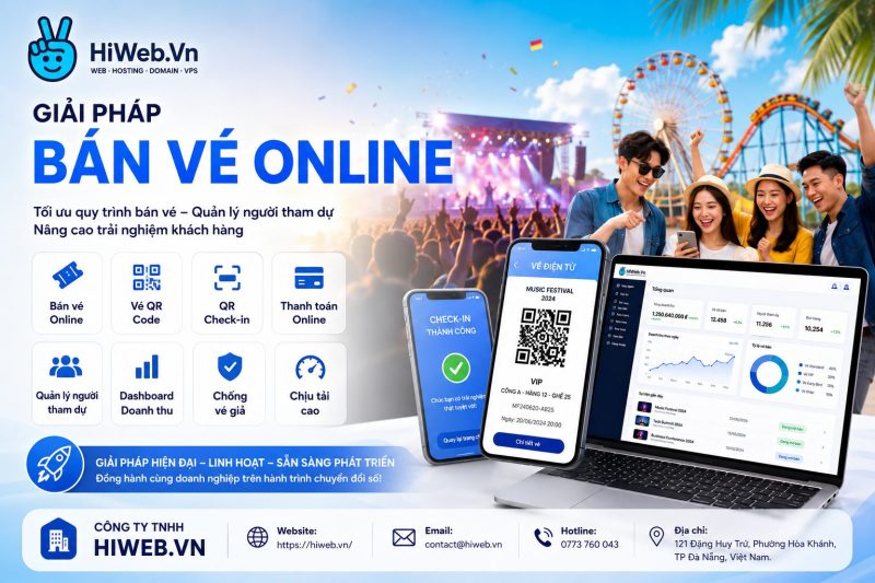 Thiết Kế Web doanh nghiệp booking chuyên nghiệp Về Công Ty TNHH HiWeb.Vn